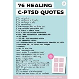 76 Healing Trauma Quotes and Affirmations