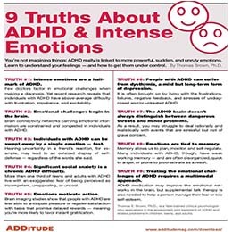 9 Truths About ADHD & Intense Emotions