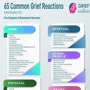 65 Common Grief Reactions