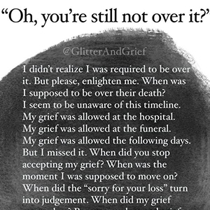 Oh, you're still not over it?