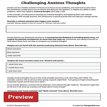 Challenging Anxious Thoughts