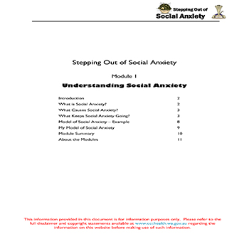 Module 1 - Stepping Out of Social Anxiety