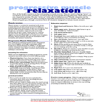 Progressive Muscle Relaxation