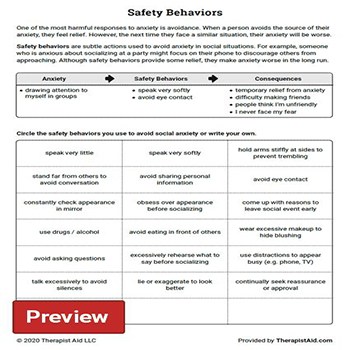 Safety Behaviors