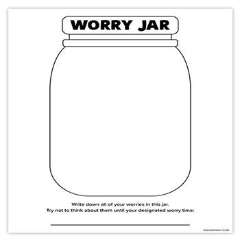 Worry Jar Worksheet